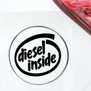 Sticker Voiture «Diesel Inside»